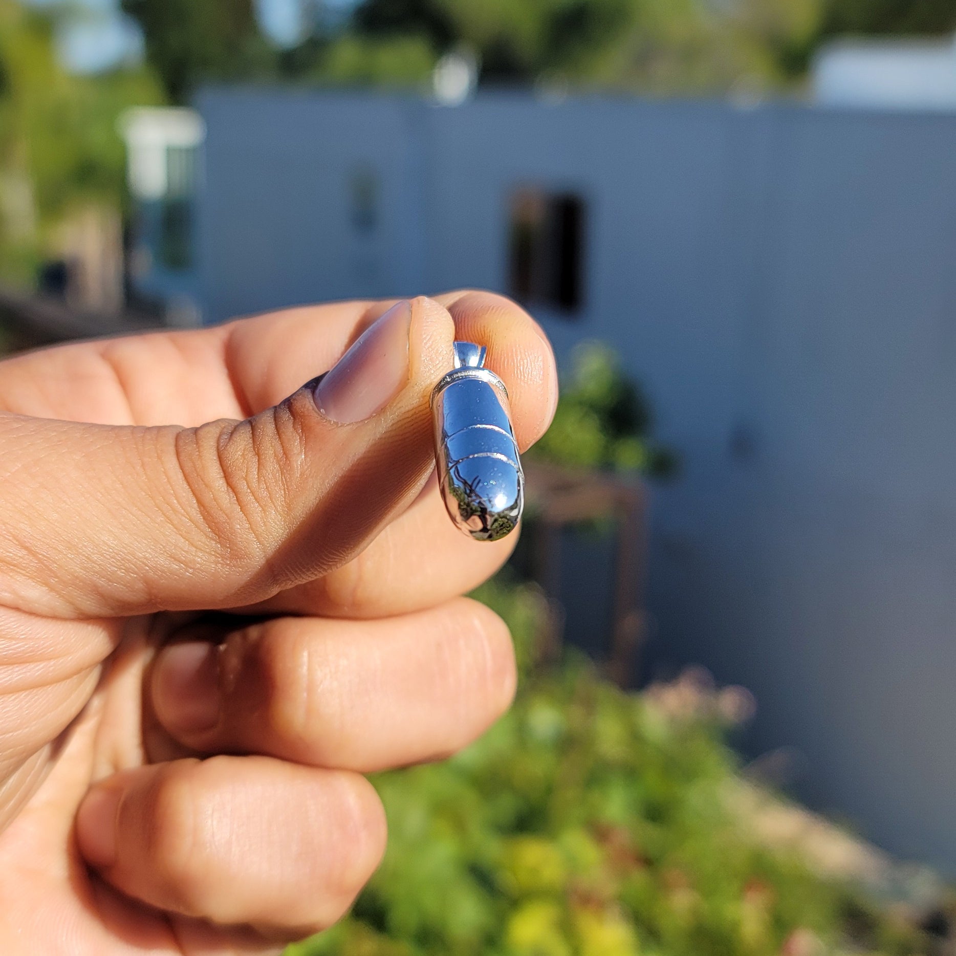 10K, 14K or 18K Gold 3D Bullet Pendant