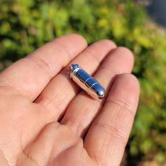 Colgante de bala 3D de oro de 10K, 14K o 18K