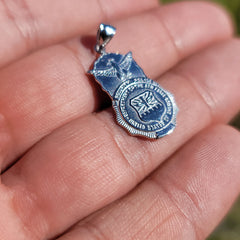 Anhänger mit Luftwaffenabzeichen aus 10 Karat, 14 Karat oder 18 Karat Gold