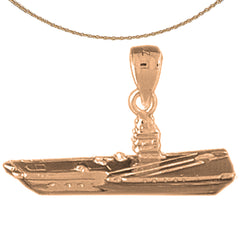 Colgante Submarino de Oro de 10K, 14K o 18K