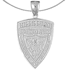 10K, 14K oder 18K Goldanhänger der Mississippi Highway Patrol
