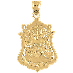 14K or 18K Gold San Antonio Police Pendant