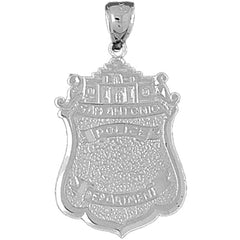 10K, 14K or 18K Gold San Antonio Police Pendant