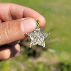 10K, 14K or 18K Gold State Of Florida Sheriff's Dept. Pendant