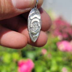 10K, 14K or 18K Gold Scales of Justice Badge Pendant