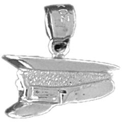 14K or 18K Gold Police Hat Pendant