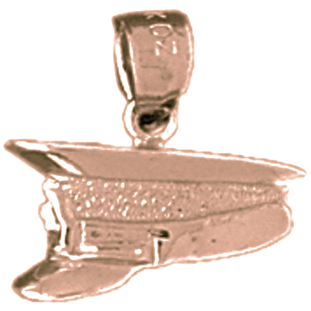14K or 18K Gold Police Hat Pendant