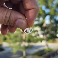 14K or 18K Gold Handcuffs Pendant