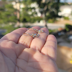 14K oder 18K Gold Handschellen Anhänger