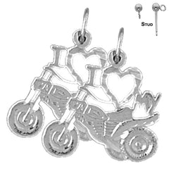 14K oder 18K Gold Handschellen Ohrringe