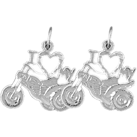 Sterling Silver 10mm Handcuffs Earrings