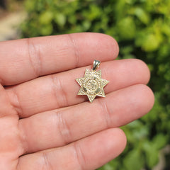 14K or 18K Gold California Highway Patrol Pendant