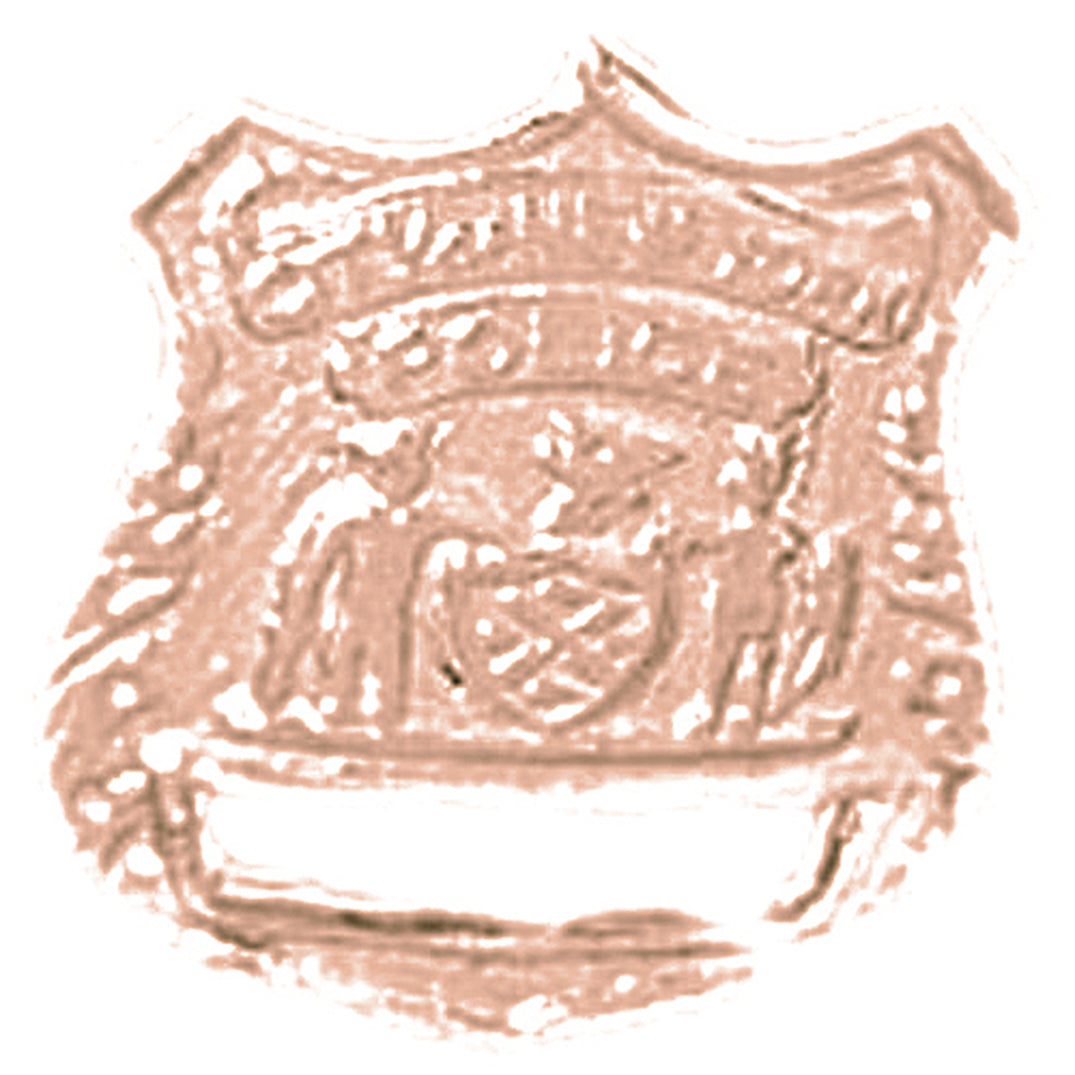 14K or 18K Gold New York Police Pendant