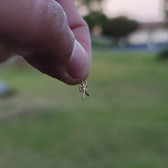 14K oder 18K Gold Axt und Feuerwehrhelm Anhänger