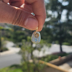 10K, 14K or 18K Gold Fireman's Helmet Pendant