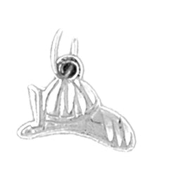 14K or 18K Gold Fireman's Helmet Pendant