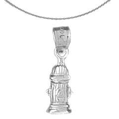 14K or 18K Gold Fire Hydrant Pendant
