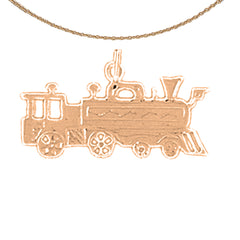 14K oder 18K Gold Feuerwehrleiter Anhänger