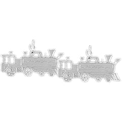 14K or 18K Gold 19mm Fireman's Ladder Earrings