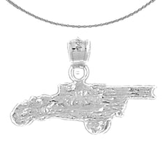 14K or 18K Gold Fire Truck Pendant