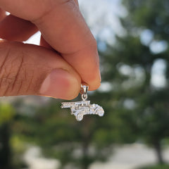 14K or 18K Gold Fire Truck Pendant