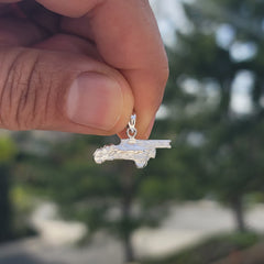 14K or 18K Gold Fire Truck Pendant