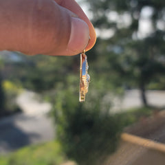 10K, 14K or 18K Gold Marine Corps Logo Pendant