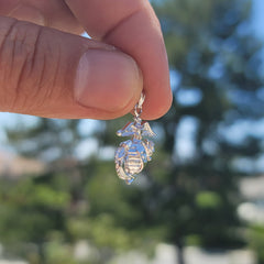 10K, 14K or 18K Gold Marine Corps Logo Pendant
