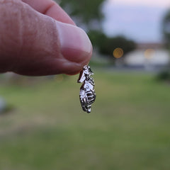 10K, 14K or 18K Gold Marine Corps Logo Pendant