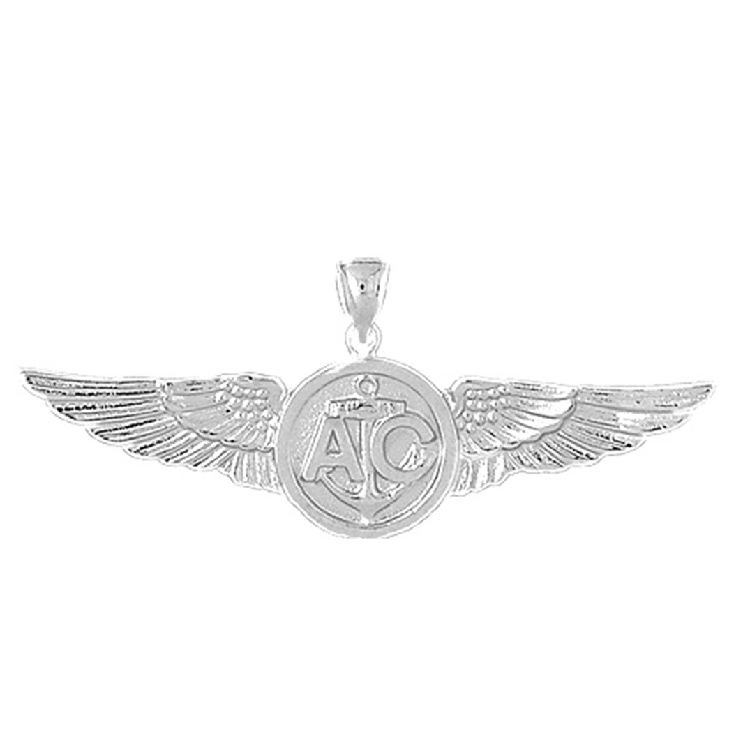 10K, 14K or 18K Gold United States Navy Pendant