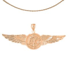 Colgante de oro de 10 quilates, 14 quilates o 18 quilates de la Marina de los Estados Unidos