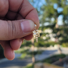 14K oder 18K Gold RN Registered Nurse Anhänger