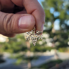 14K oder 18K Gold RN Registered Nurse Anhänger