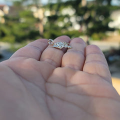 14K oder 18K Gold RN Registered Nurse Anhänger