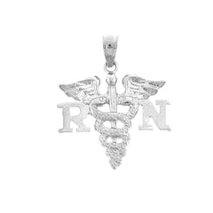 14K or 18K Gold R.N. Registered Nurse Pendant