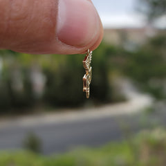 14K oder 18K Gold RN Registered Nurse Anhänger