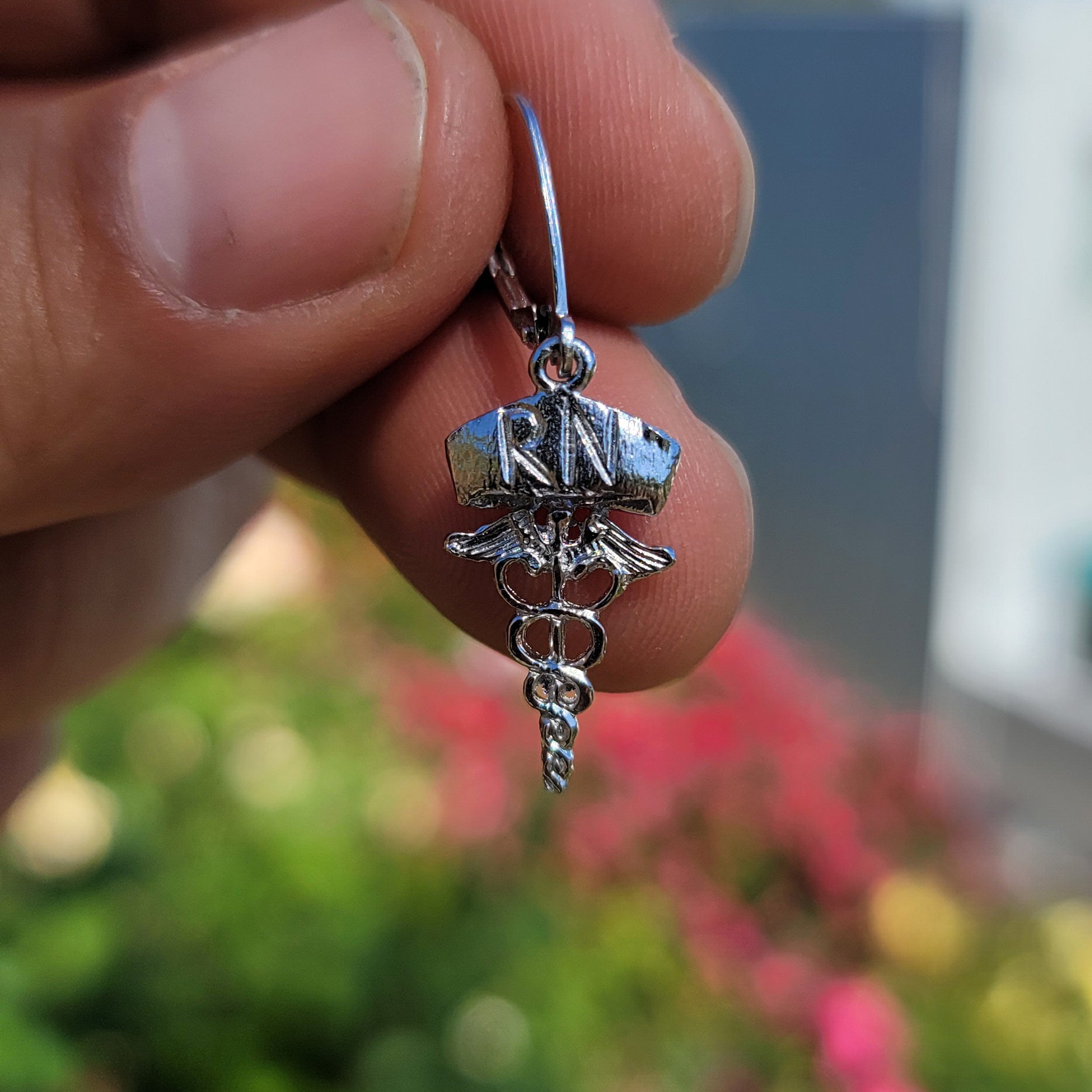 14K or 18K Gold R.N. Registered Nurse Pendant