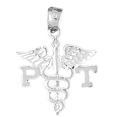 14K or 18K Gold P.T. Physical Therapy Pendant