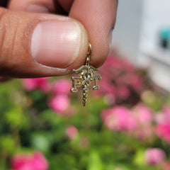 14K or 18K Gold P.T. Physical Therapy Pendant