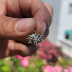 14K or 18K Gold P.T. Physical Therapy Pendant