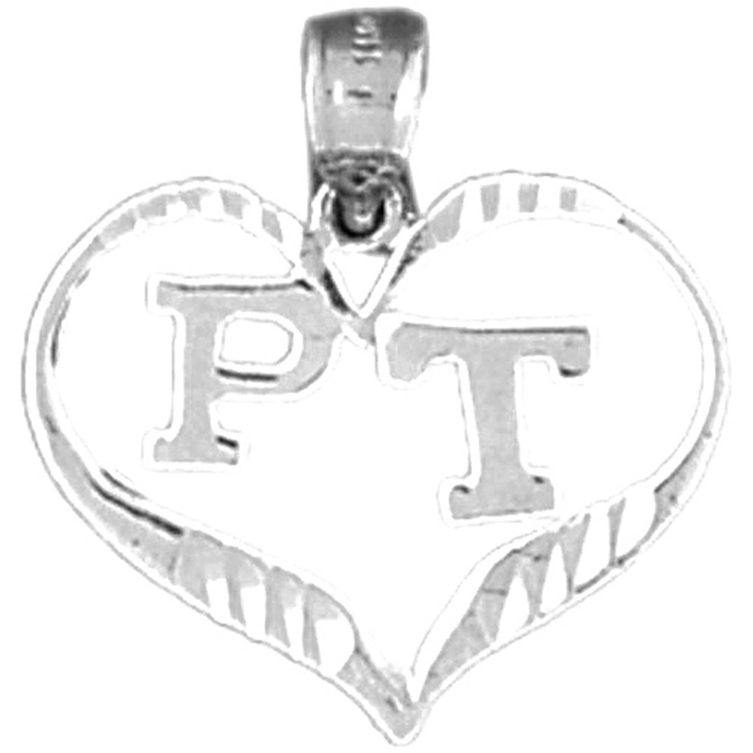 14K or 18K Gold P.T. Physical Therapy Pendant