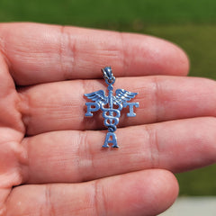 14K or 18K Gold P.T.A. Physical Therapist Assistant Pendant
