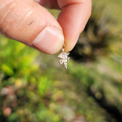 14K or 18K Gold O.T. Occupational Therapist Pendant