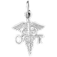 14K or 18K Gold O.T. Occupational Therapist Pendant