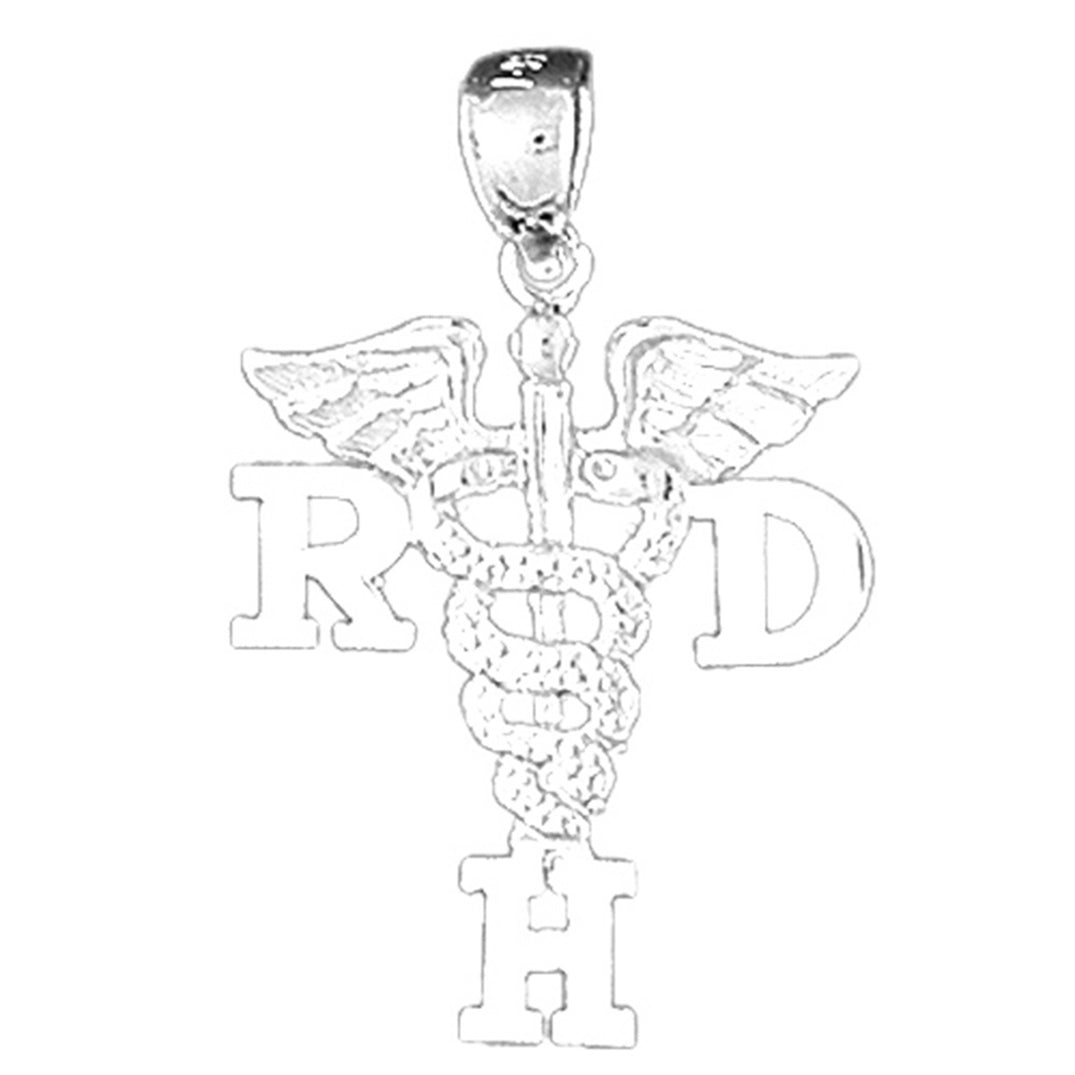 14K or 18K Gold R.D.H. Pendant
