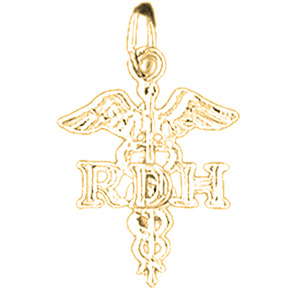 14K or 18K Gold R.H. Pendant