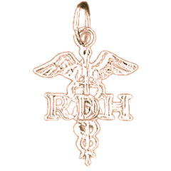 14K or 18K Gold R.H. Pendant