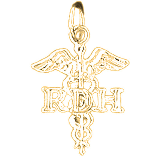 14K or 18K Gold R.H. Pendant