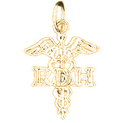 14K or 18K Gold R.H. Pendant