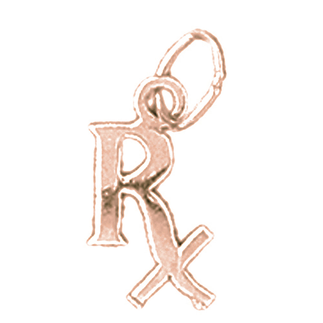 14K or 18K Gold Rx Mixing Bowl Pendant